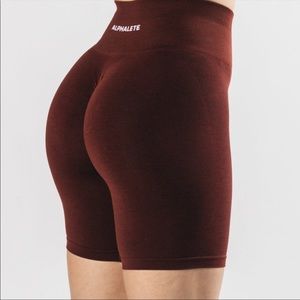 Alphalete copper amplify biker shorts
